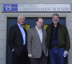 With John Candler, President and Bruce Murray, Dean at the Brevard Music Center in North Carolina