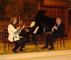 Performing at the Madison Avenue Presbyterian Church in NYC with Music Amici